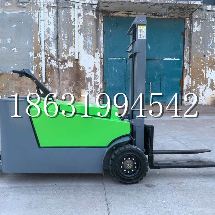 嘉义市小型电动叉车1吨2吨步行站驾式电瓶堆高充电装卸车液压升降车铲车